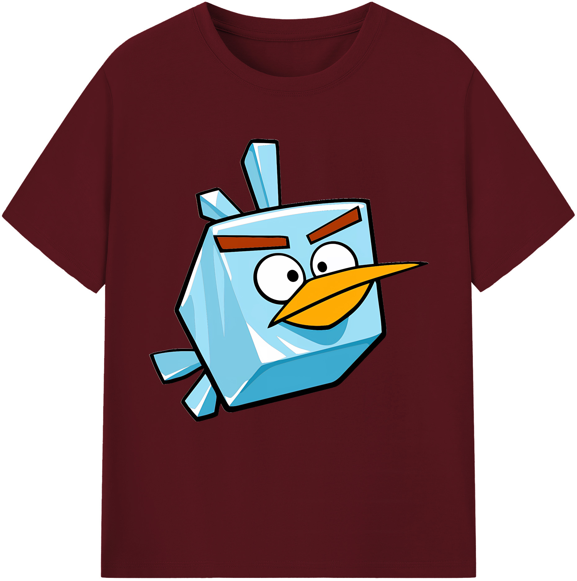 （画像用） Angry Birds アングリーバード 綿100％半袖Tシャツ（フロントプリント）